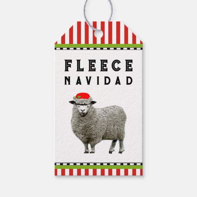 Etiqueta Para Presente Natal Divertido (Frente)