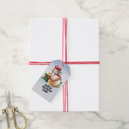 Etiqueta Para Presente Natal do Baseball