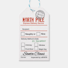 Etiqueta Para Presente Natal do Polo Norte
