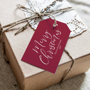 Etiqueta Para Presente Natal do vinho da cereja personalizado