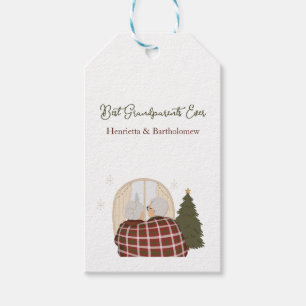 Etiqueta Para Presente Natal dos Avós Mais Queridos Personalizado