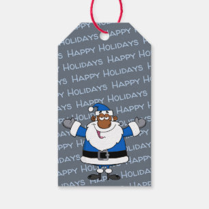 Etiqueta Para Presente Natal Hanukkah Kwanzaa do papai noel do