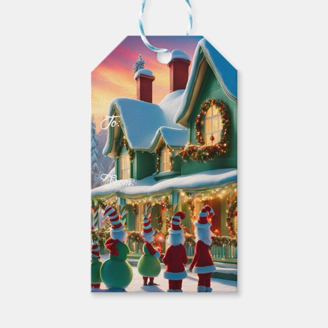 Etiqueta Para Presente Natal inspirado em Whoville (Frente)