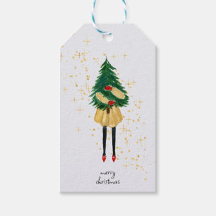 Etiqueta Para Presente Natal na Cidade Garota de Férias 