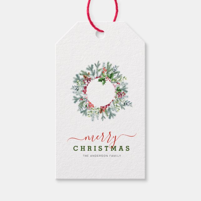 Etiqueta Para Presente natal natal moderno (Frente)