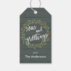 Etiqueta Para Presente Natal náutico Whimsical