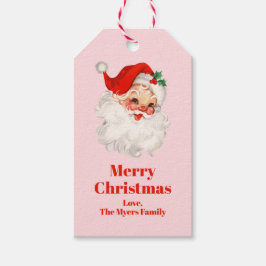 Etiqueta Para Presente Natal Papai Noel Vintage