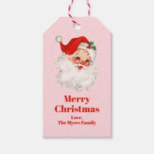 Etiqueta Para Presente Natal Papai Noel Vintage