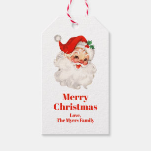 Etiqueta Para Presente Natal Papai Noel Vintage