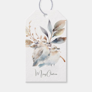 Etiqueta Para Presente Natal Pombo da Floresta