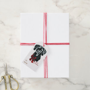 Etiqueta Para Presente Natal (preto) de great dane