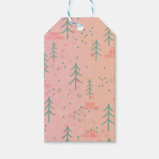 Etiqueta Para Presente Natal Rosa Fofo