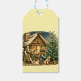 Etiqueta Para Presente Natal Russo da Idade Média