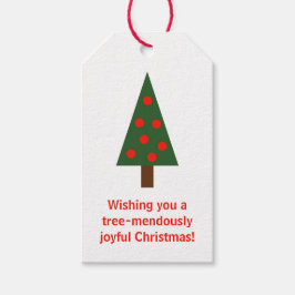 Etiqueta Para Presente Natal "Tremendo" minimalista