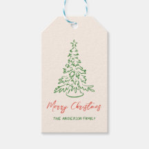 Natal Único Desenhado Pela Mão Da Vintagem Retro