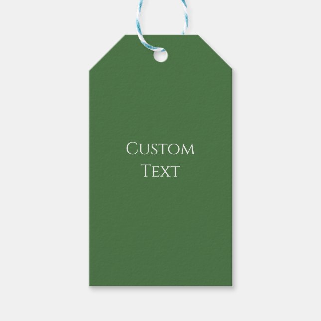 Etiqueta Para Presente Natal Verde  (Frente)