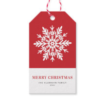 Natal Vermelho Floco de Neve Branco Caprichoso