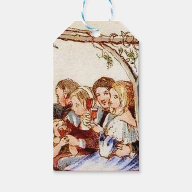 Etiqueta Para Presente Natal vitoriano (Frente)