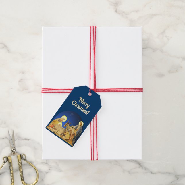 Etiqueta Para Presente Natividade    (Com cordão)