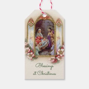 Etiqueta Para Presente Natividade santamente Jesus Mary Joseph do Natal