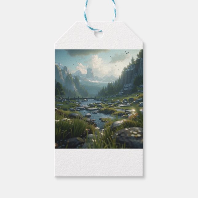Etiqueta Para Presente Natureza 21. (Frente)