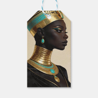 Etiqueta Para Presente Nefertiti Retorna — Rainha Africana do Antigo Egit