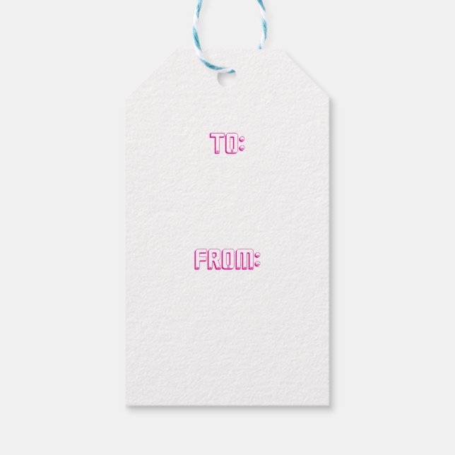 Etiqueta Para Presente Neon Dread Protocol (Verso)