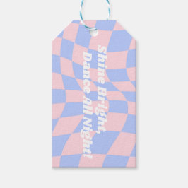 Etiqueta Para Presente Neon Groovy Disco