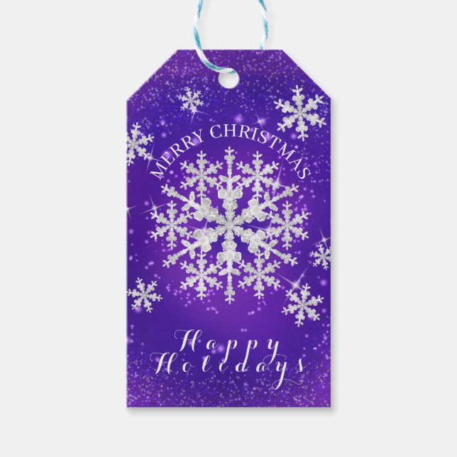 Etiqueta Para Presente Neve Fala Branco Puro (Frente)