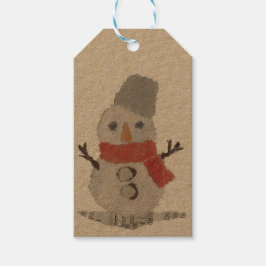 Etiqueta Para Presente Neve, Feriados, Natal, Whimsical
