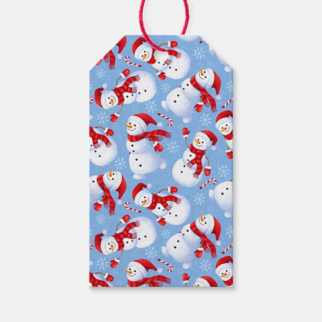 Etiqueta Para Presente Neves de Natal (Frente)