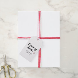 Etiqueta Para Presente New Baby Announcement Gift Tag