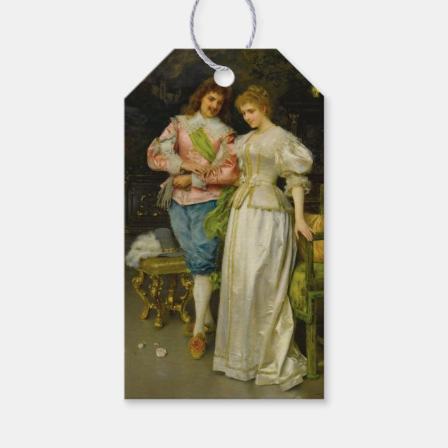 Etiqueta Para Presente Newlyweds Betrothed (Casamento e Casamento) (Frente)