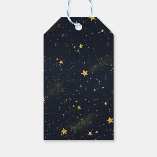 Etiqueta Para Presente Night Sky (Frente)