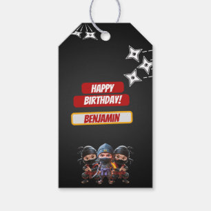 Etiqueta Para Presente Ninja Birthday