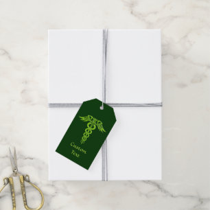 Etiqueta Para Presente Nó Celular Verde Caduco