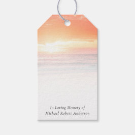 Etiqueta Para Presente No Loving Memory Sunset Ocean Memory Tags