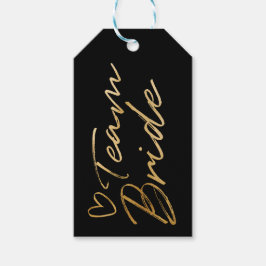 Etiqueta Para Presente Noiva da Equipe - etiqueta de presente de folha fa