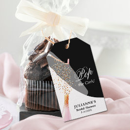 Etiqueta Para Presente Noiva no Favor do Chá de panela Negro