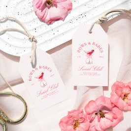 Etiqueta Para Presente Noivas e Bebês Coquette Cherries Despedida de Solt