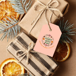 Etiqueta Para Presente Nome da Família Personalizar Ação de Graças do Amo