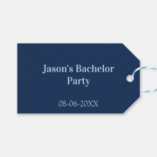 Etiqueta Para Presente Nome da festa de despedida de solteiro data simple