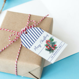Etiqueta Para Presente Nome Personalizado De & Para | Candy Cane Christma