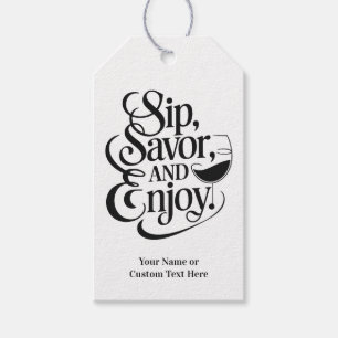 Etiqueta Para Presente Nome personalizado / Sip de texto, salvador, aprov