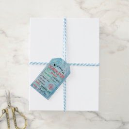 Etiqueta Para Presente North Pole Express: Special Delivery Tag