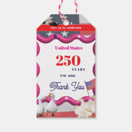 Etiqueta Para Presente Nós Os Gansos Bobos Celebração Engraçada de 250º A