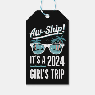 Etiqueta Para Presente Nossa Viagem de Meninas em 2024 Cruzeiro de Garota