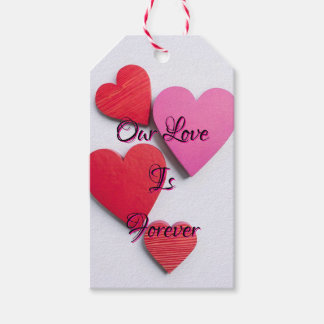 Etiqueta Para Presente Nosso Amor É Para Sempre Corações -