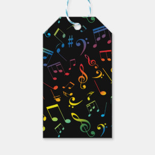 Etiqueta Para Presente Notas Musicais 5