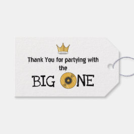 Etiqueta Para Presente Notório Big ONE 1º aniversário Obrigado